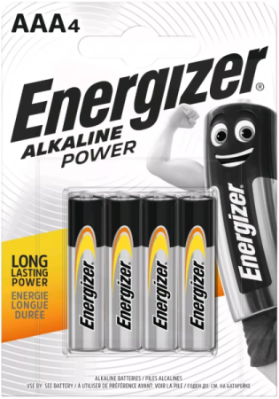 Батарейка AAA(мизинчик) алкалиновая BL4 Energizer 