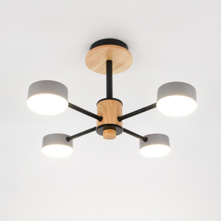 Светильник потолочный (люстра) 4*15Вт GX53 серый