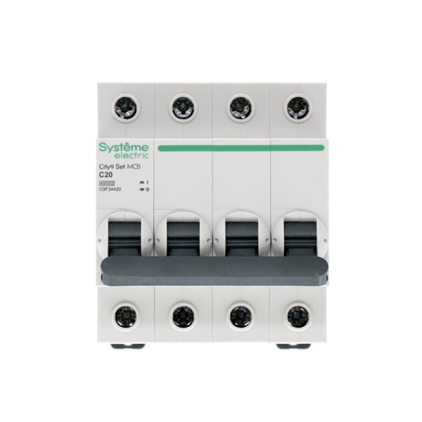 Автомат 4Р 20А C 4,5кА City9 Systeme Electric 