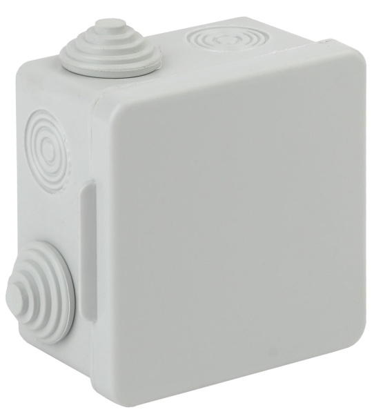 Коробка 65*65*50 квадрат серый IP54 ЭРА 