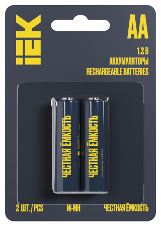 Аккумулятор AA(пальчик) 2700mAh 1,2В BL2 IEK 