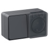 AtlasDesign Profi54 антрацит блок Р+В1кл открытая горизонтально IP54 