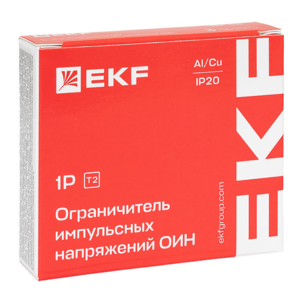 Ограничитель перенапряжения ОИН 1Р 5/12,5кА 220В EKF