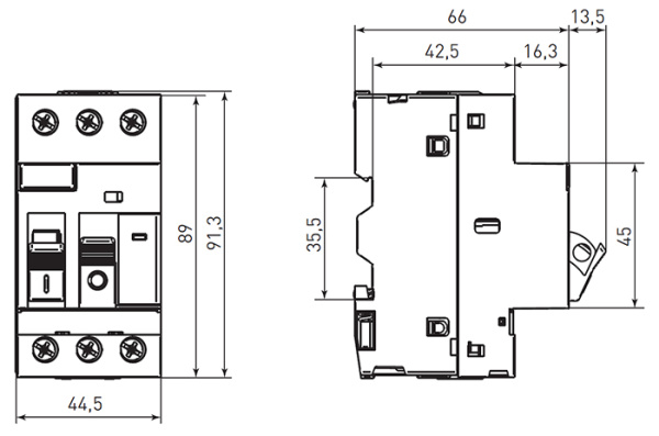 купить Автомат защиты двигателя 1,6-2,5А АПД-32 EKF PROxima в Кирове Автомат защиты двигателя 1,6-2,5А АПД-32 EKF PROxima