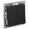 AtlasDesign карбон выключатель 2кл скрытая 10А IP20 