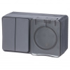 AtlasDesign Profi54 антрацит блок Р+В2кл открытая горизонтально IP54 