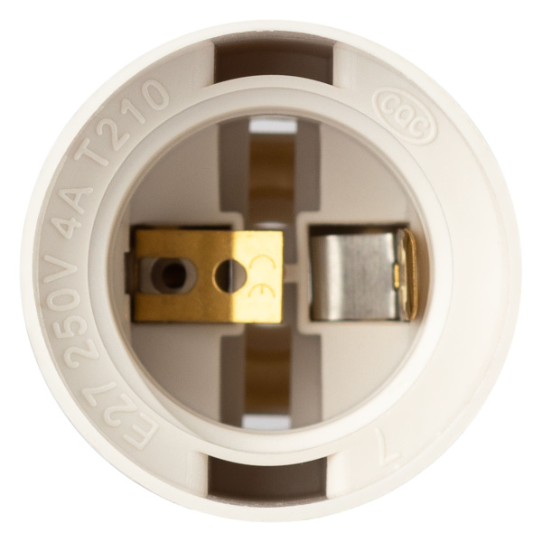 купить Патрон подвесной E27 пластик белый ЭРА в Кирове Патрон подвесной E27 пластик белый ЭРА