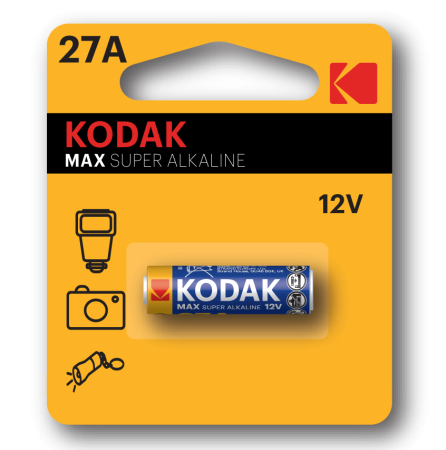 Батарейка A27 алкалиновая BL1 Kodak 