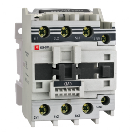 Контактор 40А 380В 1НО 1НЗ КМЭ EKF 