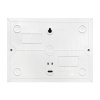 Бокс 12мод навесной белый чёрная дверь IP41 ЩРН-П EKF Basic