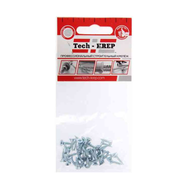 купить Саморез универсальный 3,5*16мм цинк 30шт в Кирове Саморез универсальный 3,5*16мм цинк 30шт