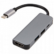 Разветвитель USB Type-C на 4 порта: 1xHDMI/2xUSB/1xType-C PD