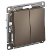 AtlasDesign мокко выключатель 2кл скрытая 10А IP20 