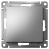 AtlasDesign сталь выключатель 1кл скрытая 10А IP20 