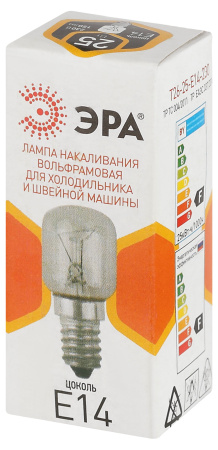 купить Лампа накал Е14 25Вт 150лм холодильник ЭРА  в Кирове Лампа накал Е14 25Вт 150лм холодильник ЭРА