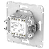 AtlasDesign карбон переключатель перекрестный 1кл скрытая 10А IP20 быстрозажим.клем.  
