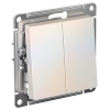 AtlasDesign жемчуг переключатель 2кл скрытая 10А IP20 