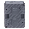 AtlasDesign Profi54 антрацит розетка открытая 1-мест шторки IP54 