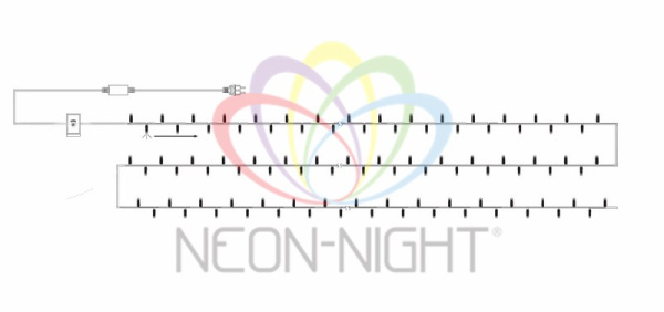 купить Гирлянда нить 20м белый 160свд с контроллером IP20 зеленый провод 8 режимов в Кирове Гирлянда нить 20м белый 160свд с контроллером IP20 зеленый провод 8 режимов