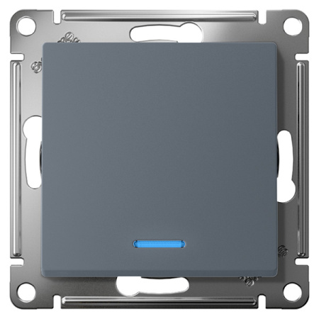 AtlasDesign грифель выключатель 1кл с подсветкой скрытая 10А IP20 