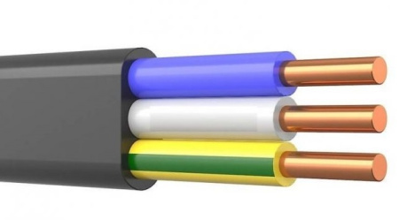 ВВГ-Пнг(А)-LSLTх 3*6 ок(N,PE)-0,66кВ медь плоский кабель отмотка
