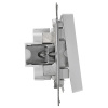 AtlasDesign белый выключатель 1кл скрытая 10А IP20 